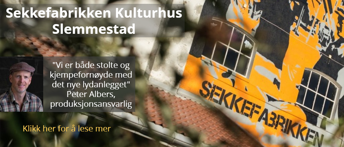 K-array gir Sekkefabrikken Kulturhus lyd i verdensklasse